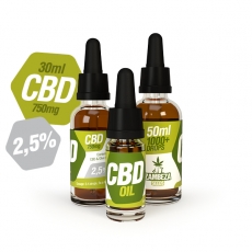 Huile de CBD 2,5 % 30ml